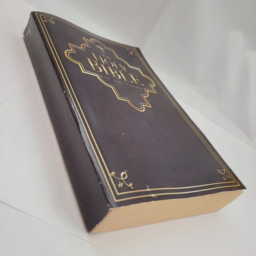 Kappa Books Holy Bible‎ King James Version KJV Softcover Brown Religious Text